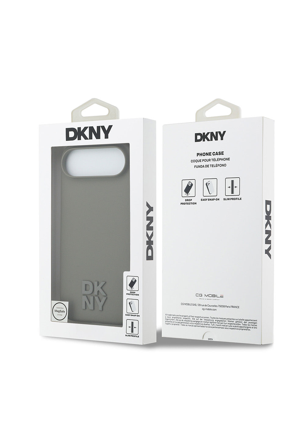 Apple iPhone 17 Air Kılıf DKNY Orijinal Lisanslı Manyetik Şarj Uyumlu Metal Logolu Silikon Kapak
