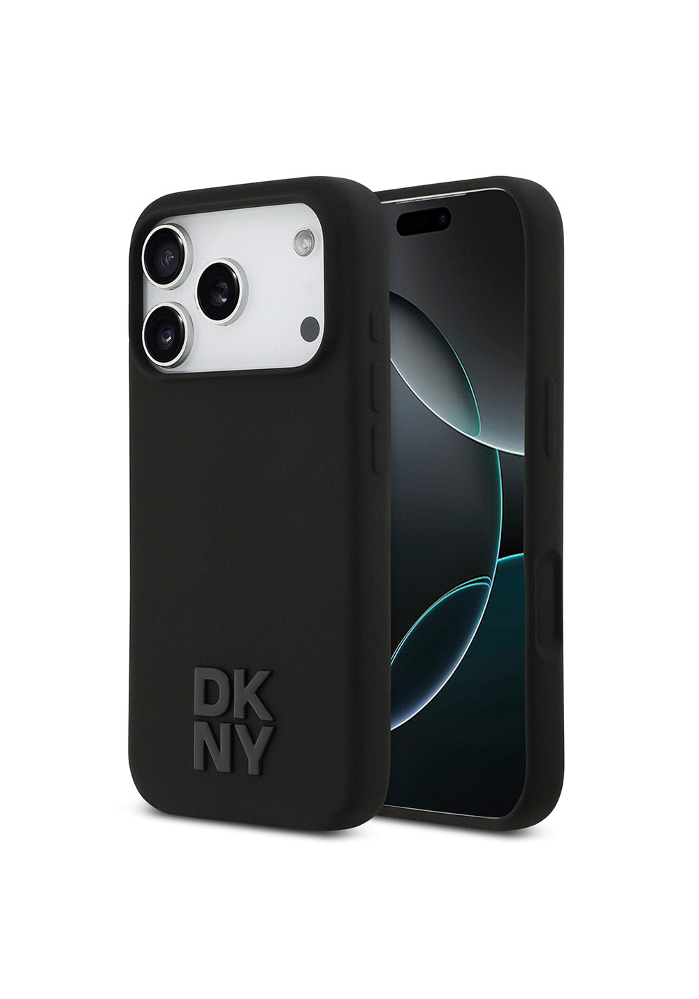 Apple iPhone 17 Pro Kılıf DKNY Orijinal Lisanslı Manyetik Şarj Uyumlu Metal Logolu Silikon Kapak