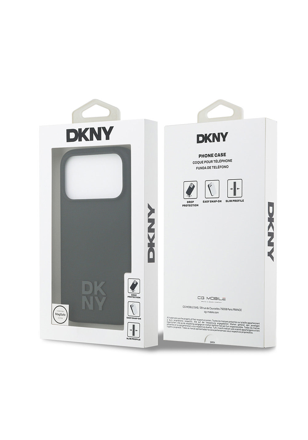 Apple iPhone 17 Pro Kılıf DKNY Orijinal Lisanslı Manyetik Şarj Uyumlu Metal Logolu Silikon Kapak