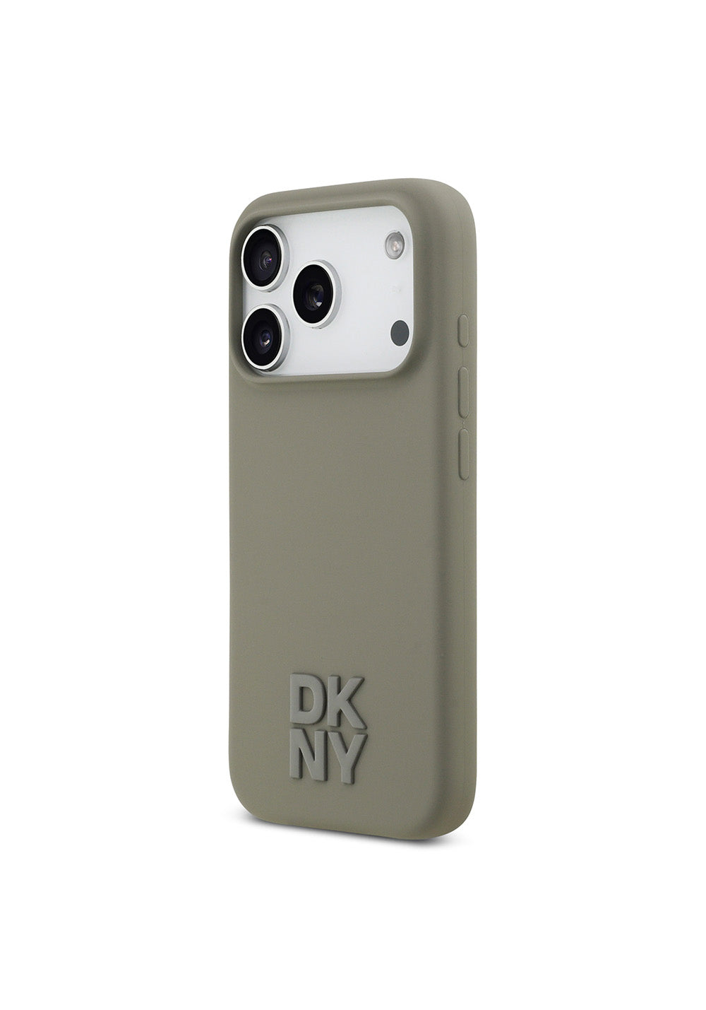 Apple iPhone 17 Pro Kılıf DKNY Orijinal Lisanslı Manyetik Şarj Uyumlu Metal Logolu Silikon Kapak
