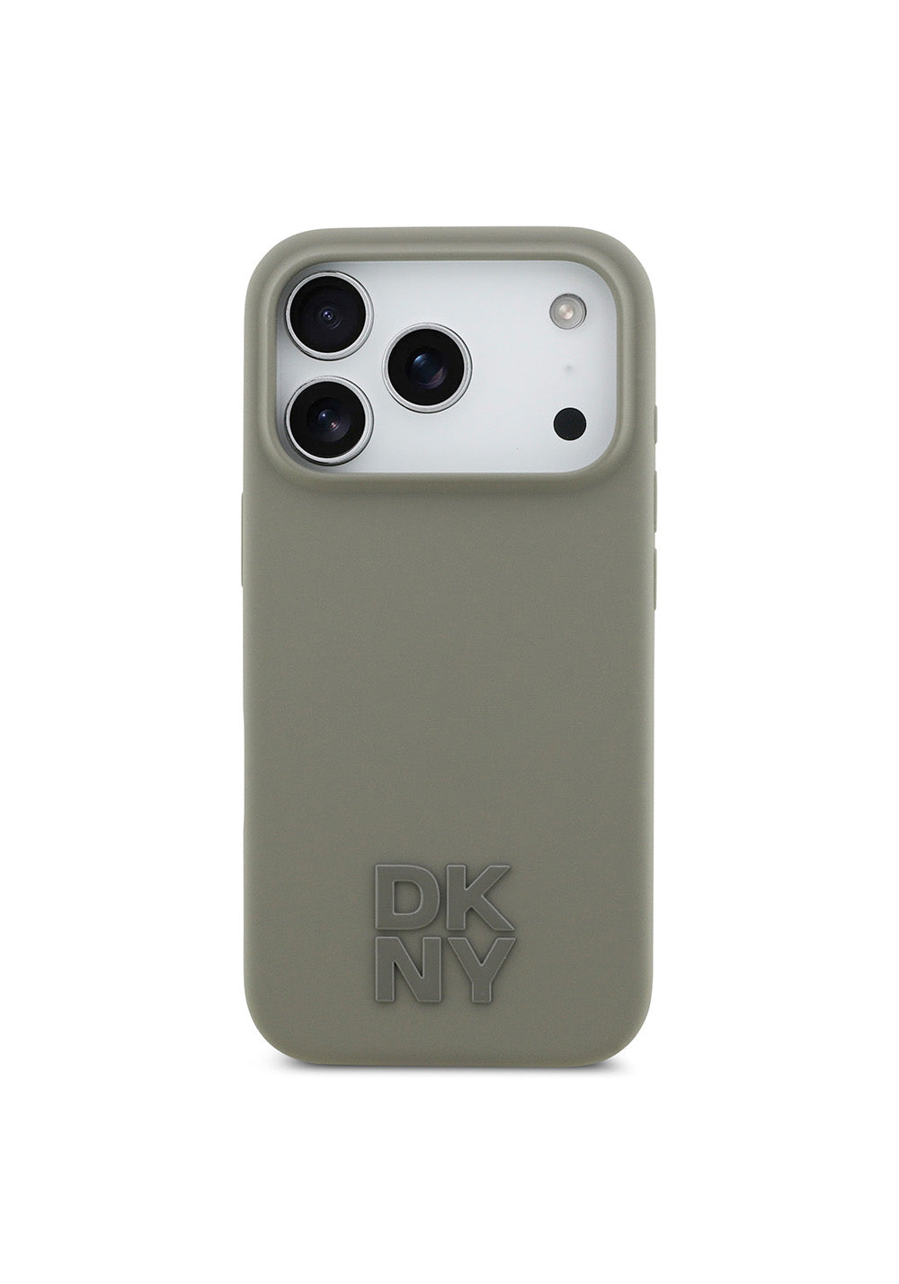 Apple iPhone 17 Pro Kılıf DKNY Orijinal Lisanslı Manyetik Şarj Uyumlu Metal Logolu Silikon Kapak
