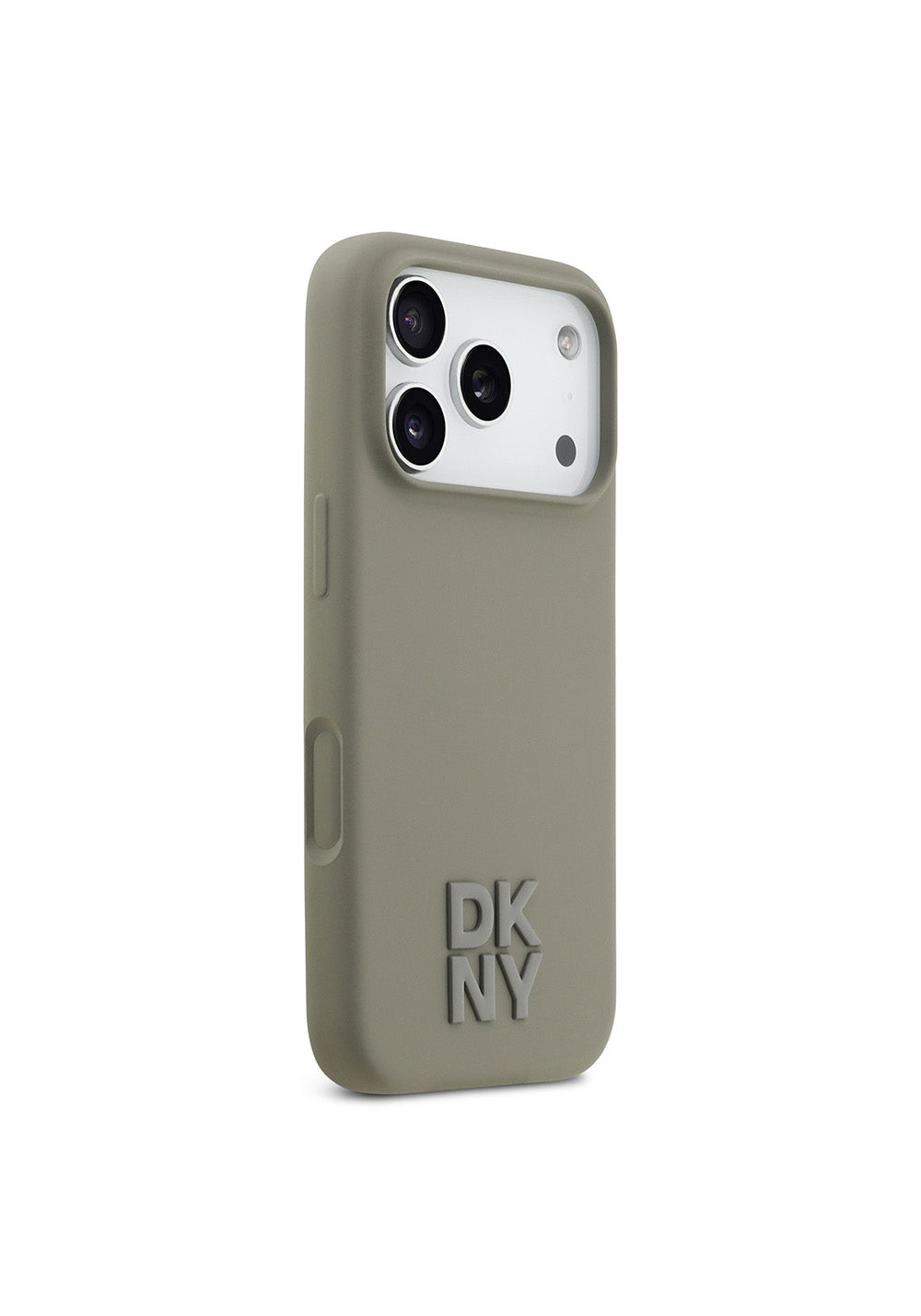 Apple iPhone 17 Pro Kılıf DKNY Orijinal Lisanslı Manyetik Şarj Uyumlu Metal Logolu Silikon Kapak