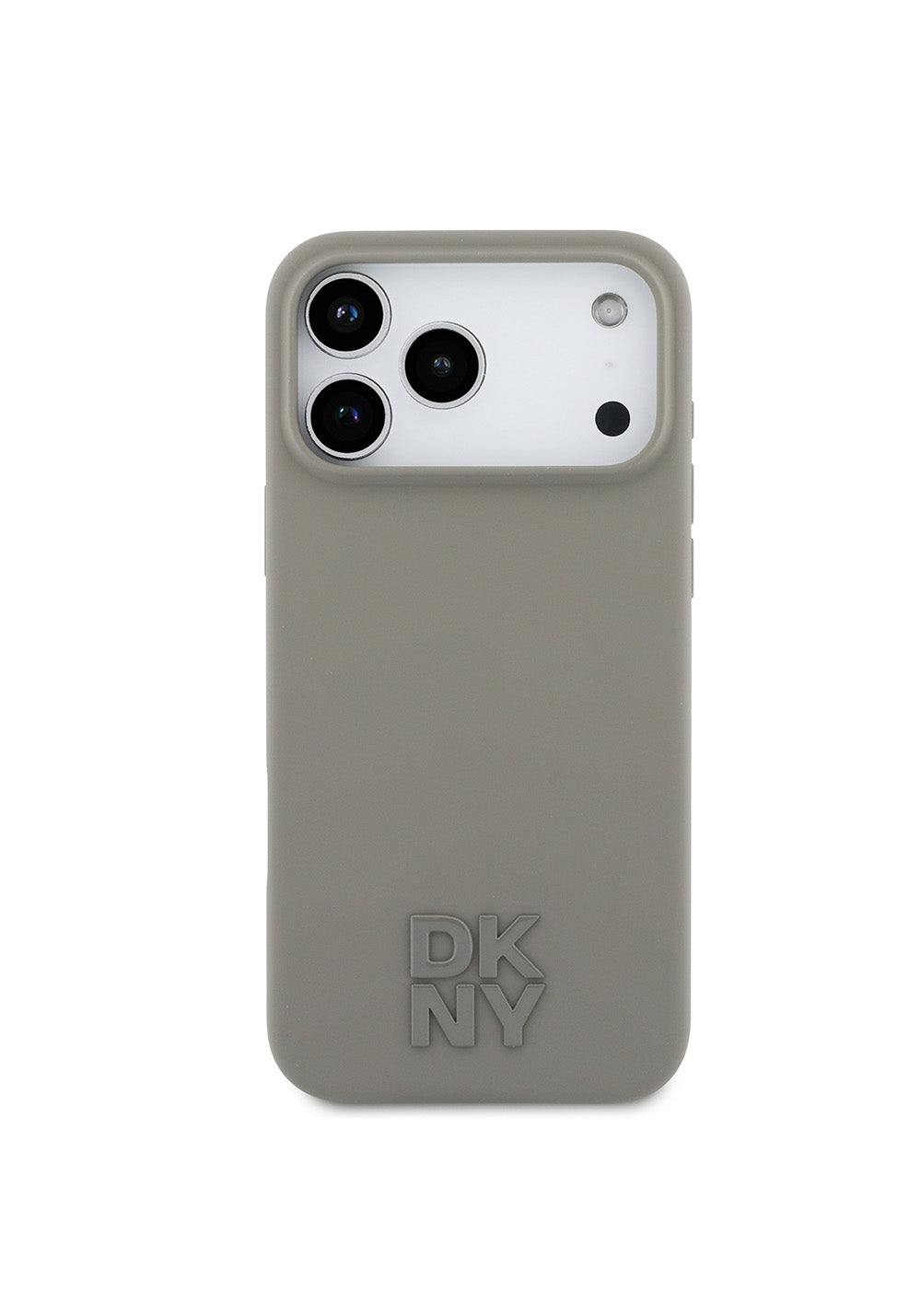 Apple iPhone 17 Pro Max Kılıf DKNY Orijinal Lisanslı Manyetik Şarj Uyumlu Metal Logolu Silikon Kapak