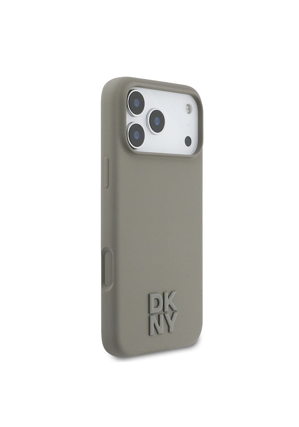 Apple iPhone 17 Pro Max Kılıf DKNY Orijinal Lisanslı Manyetik Şarj Uyumlu Metal Logolu Silikon Kapak