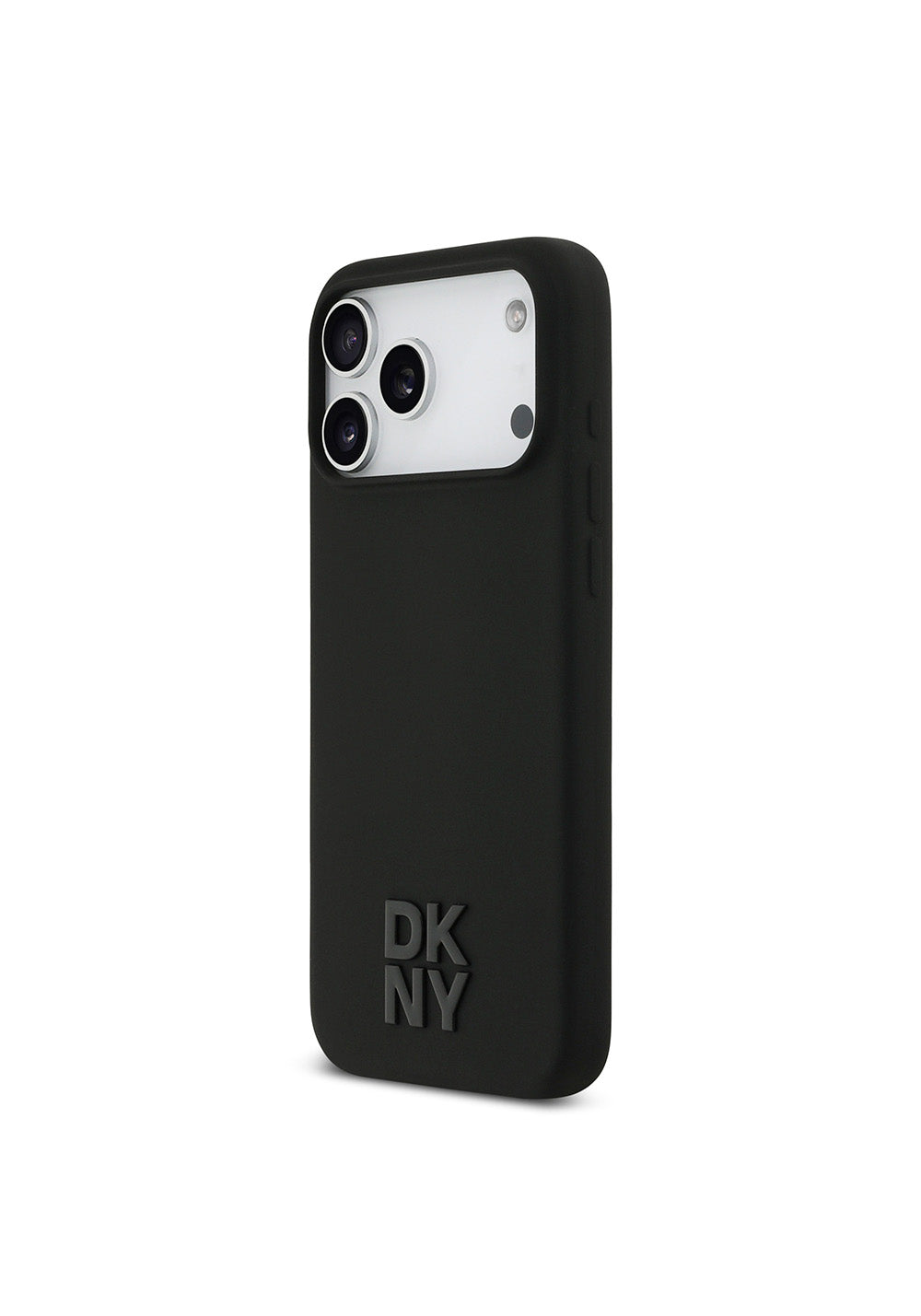 Apple iPhone 17 Pro Max Kılıf DKNY Orijinal Lisanslı Manyetik Şarj Uyumlu Metal Logolu Silikon Kapak