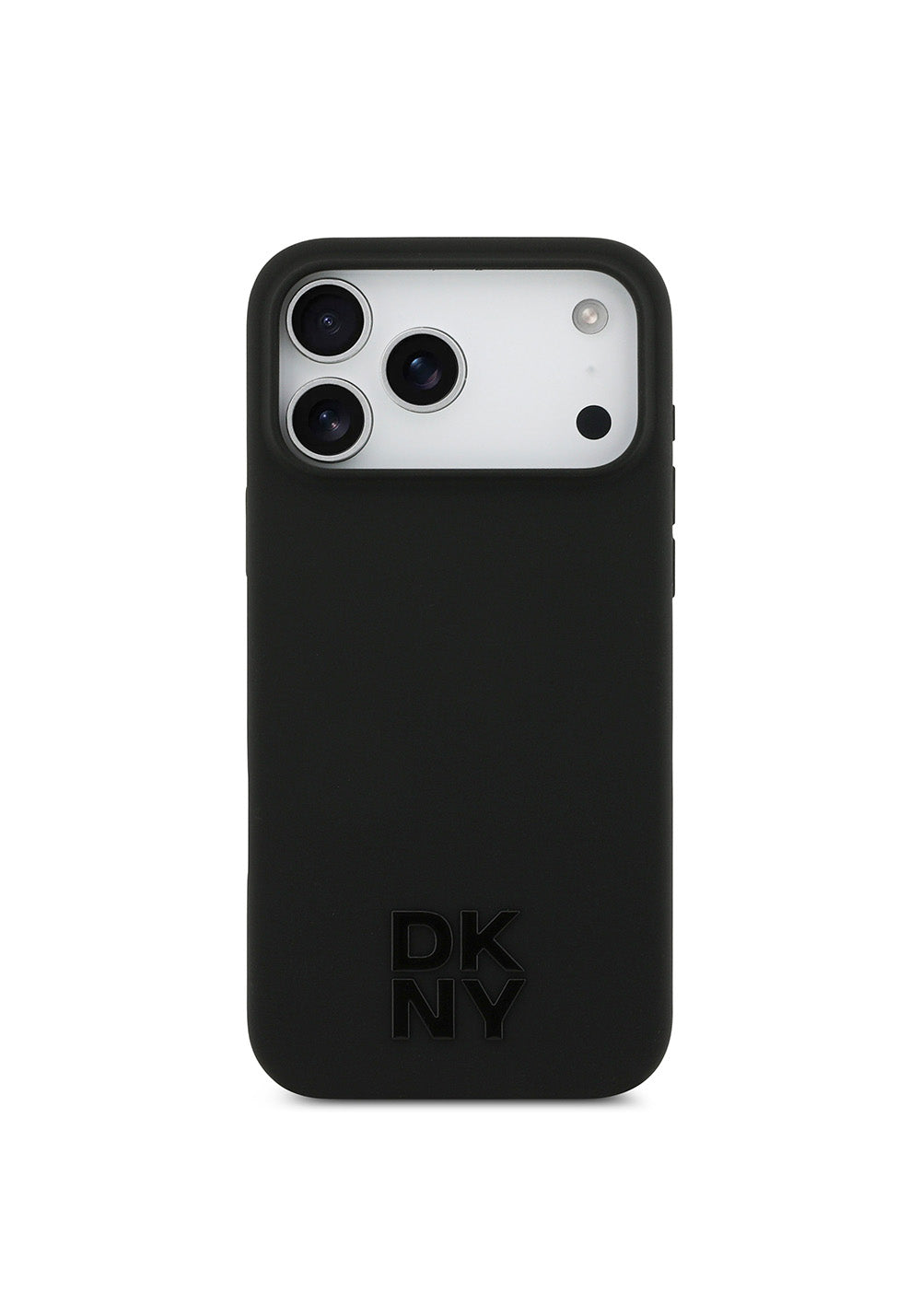 Apple iPhone 17 Pro Max Kılıf DKNY Orijinal Lisanslı Manyetik Şarj Uyumlu Metal Logolu Silikon Kapak