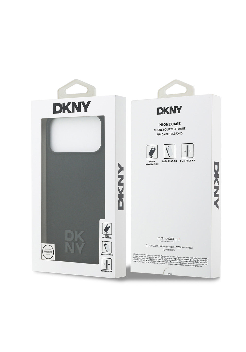 Apple iPhone 17 Pro Max Kılıf DKNY Orijinal Lisanslı Manyetik Şarj Uyumlu Metal Logolu Silikon Kapak