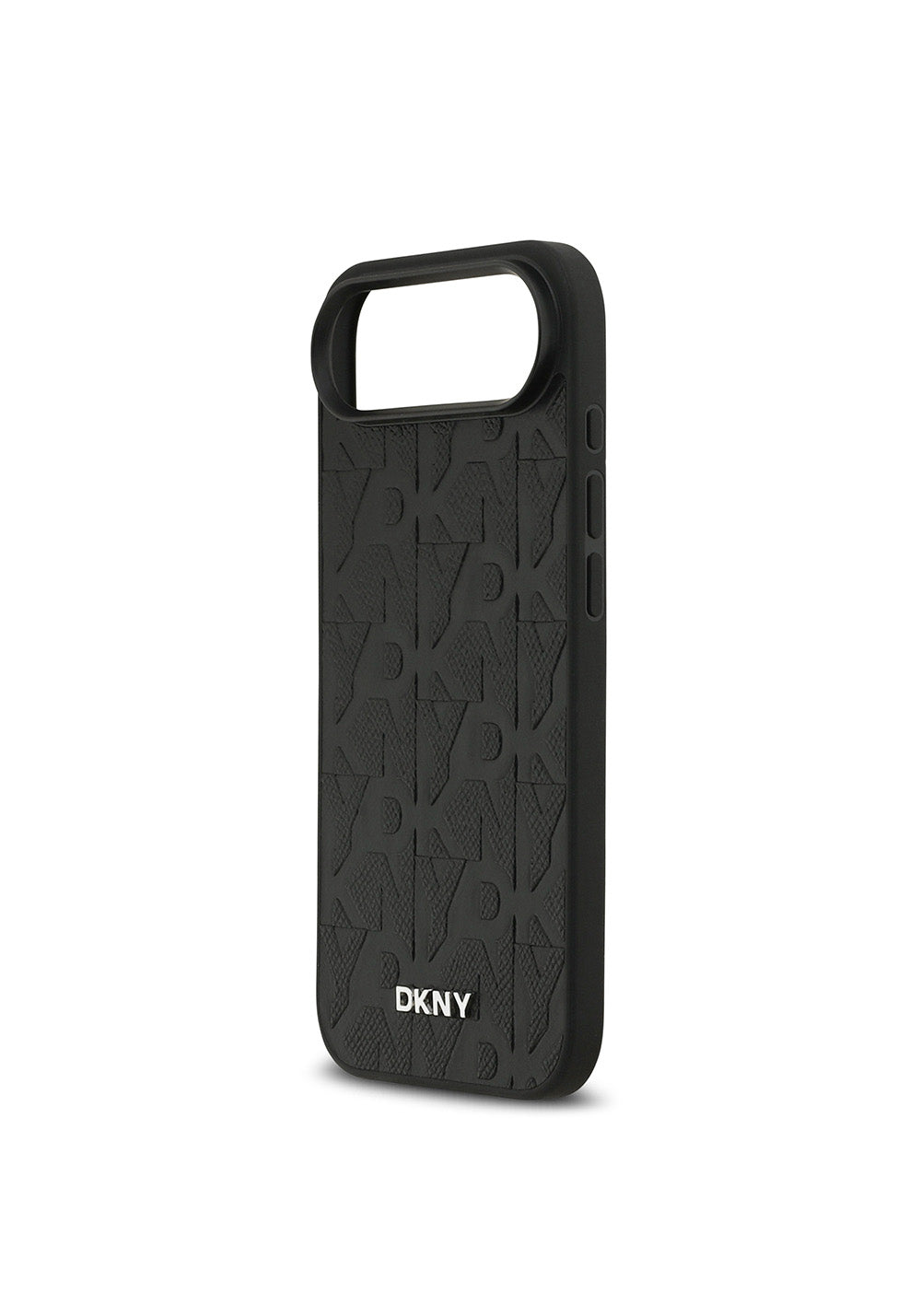 Apple iPhone 17 Air Kılıf DKNY Orijinal Lisanslı Manyetik Şarj Uyumlu 3D Yazılı Grid Pattern Kapak