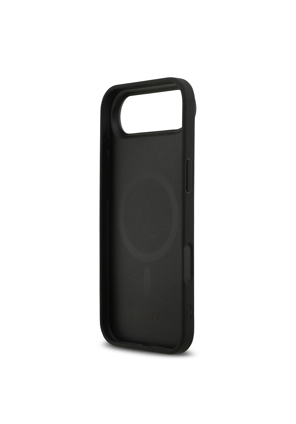 Apple iPhone 17 Air Kılıf DKNY Orijinal Lisanslı Manyetik Şarj Uyumlu 3D Yazılı Grid Pattern Kapak