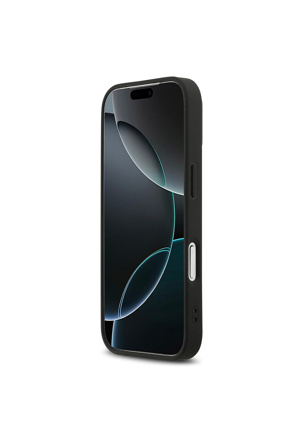 Apple iPhone 17 Pro Kılıf DKNY Orijinal Lisanslı Manyetik Şarj Uyumlu 3D Yazılı Grid Pattern Kapak