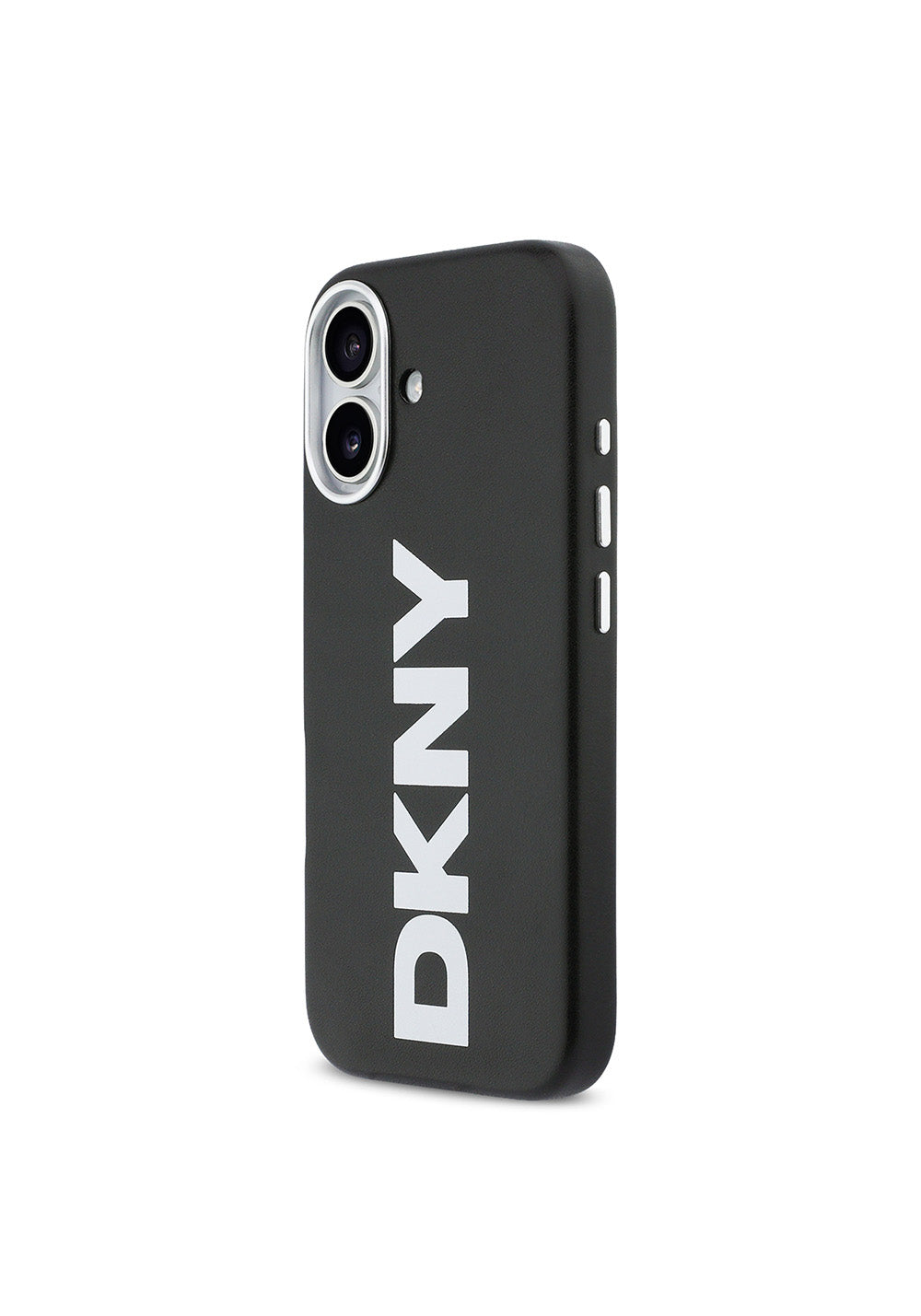 Apple iPhone 17 Kılıf DKNY Orijinal Lisanslı Manyetik Şarj Uyumlu PU Büyük Dikey Logolu Kapak