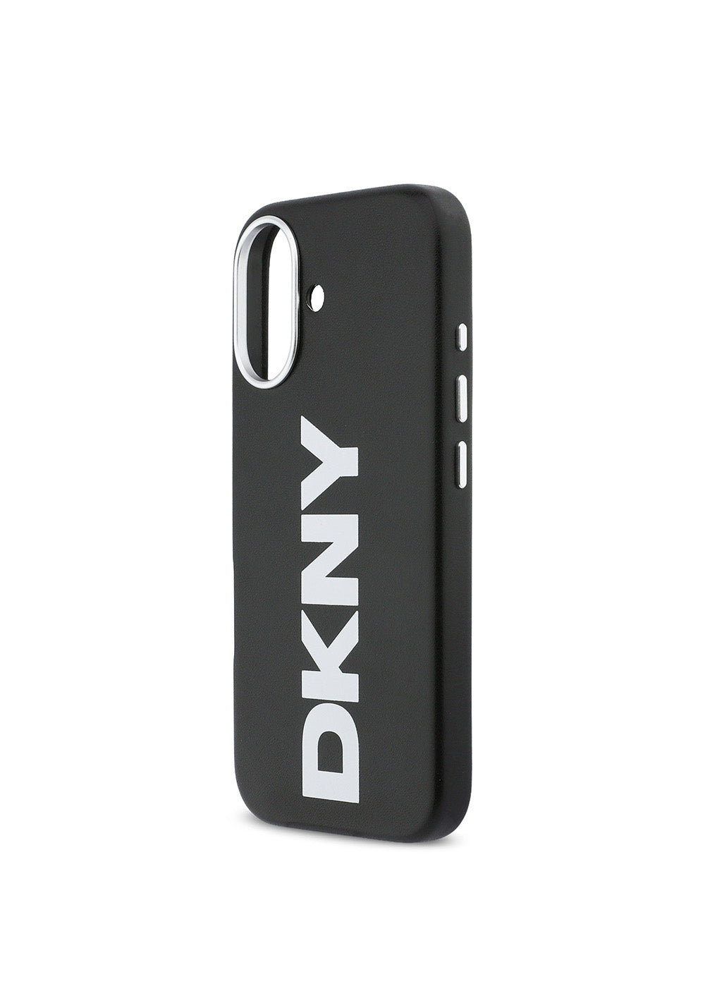 Apple iPhone 17 Kılıf DKNY Orijinal Lisanslı Manyetik Şarj Uyumlu PU Büyük Dikey Logolu Kapak