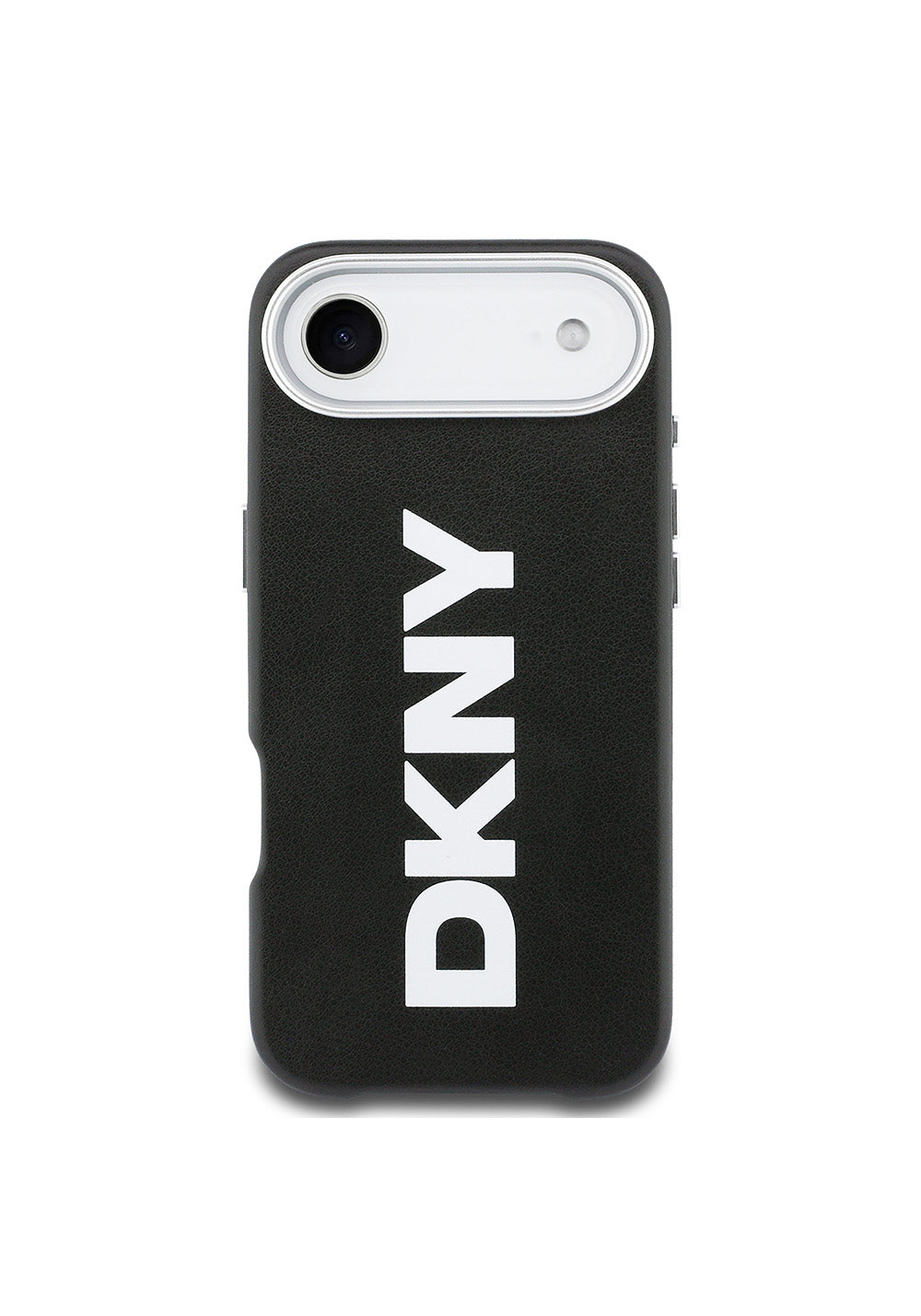 Apple iPhone 17 Air Kılıf DKNY Orijinal Lisanslı Manyetik Şarj Uyumlu PU Büyük Dikey Logolu Kapak