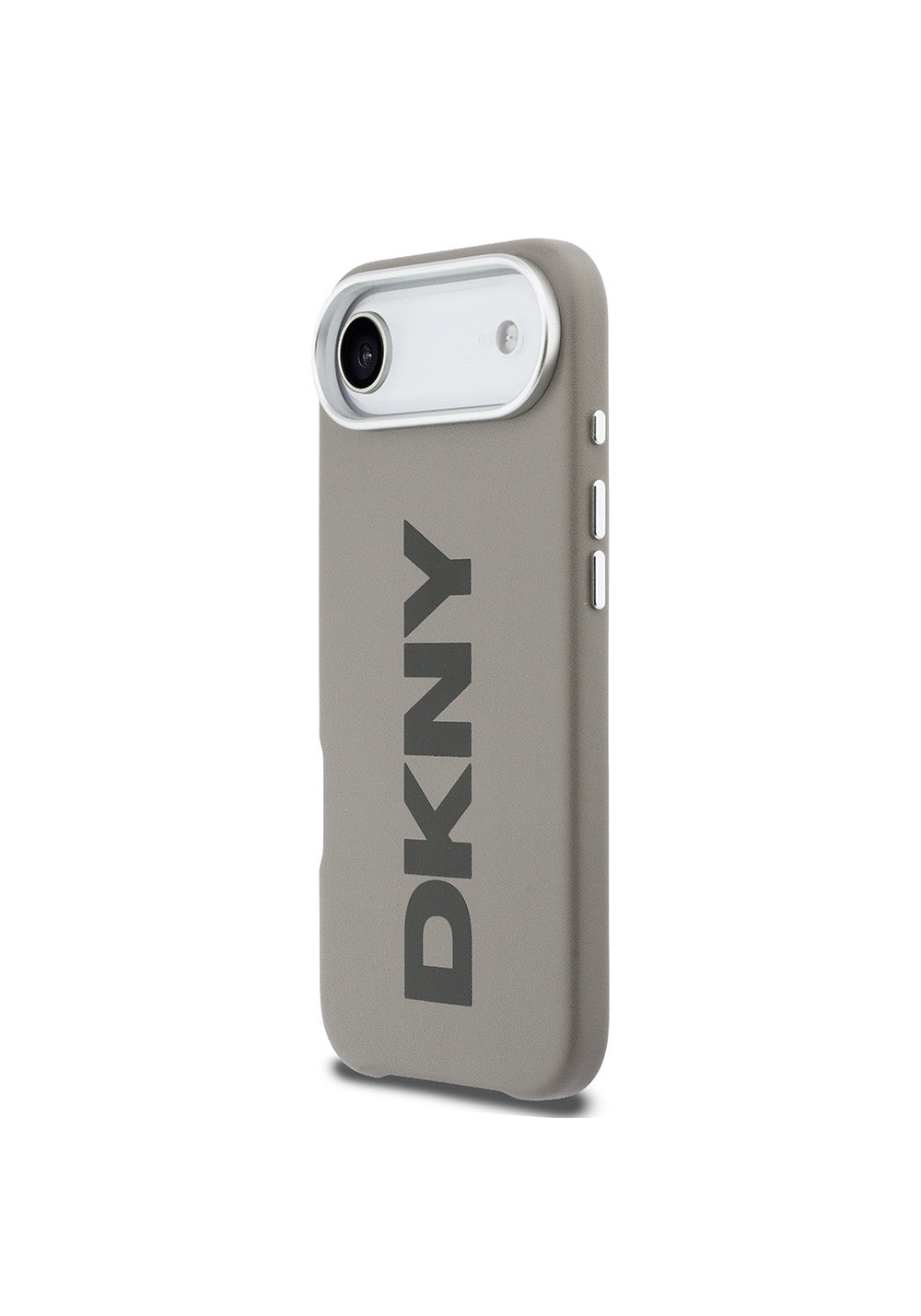 Apple iPhone 17 Air Kılıf DKNY Orijinal Lisanslı Manyetik Şarj Uyumlu PU Büyük Dikey Logolu Kapak