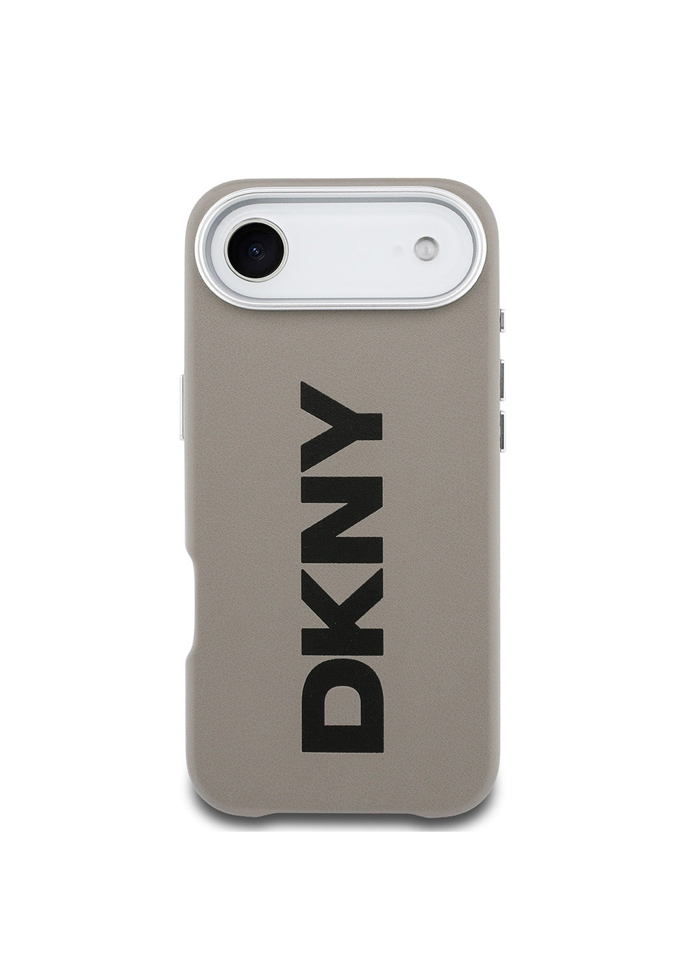 Apple iPhone 17 Air Kılıf DKNY Orijinal Lisanslı Manyetik Şarj Uyumlu PU Büyük Dikey Logolu Kapak