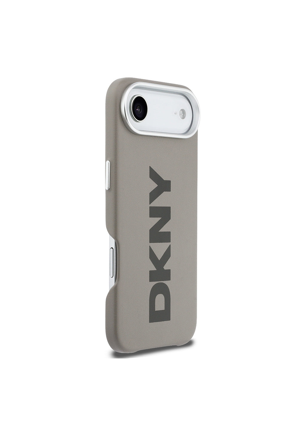 Apple iPhone 17 Air Kılıf DKNY Orijinal Lisanslı Manyetik Şarj Uyumlu PU Büyük Dikey Logolu Kapak