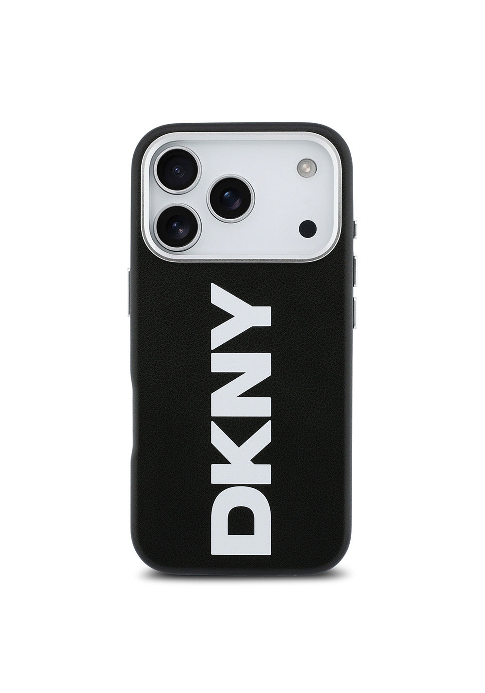 Apple iPhone 17 Pro Kılıf DKNY Orijinal Lisanslı Manyetik Şarj Uyumlu PU Büyük Dikey Logolu Kapak
