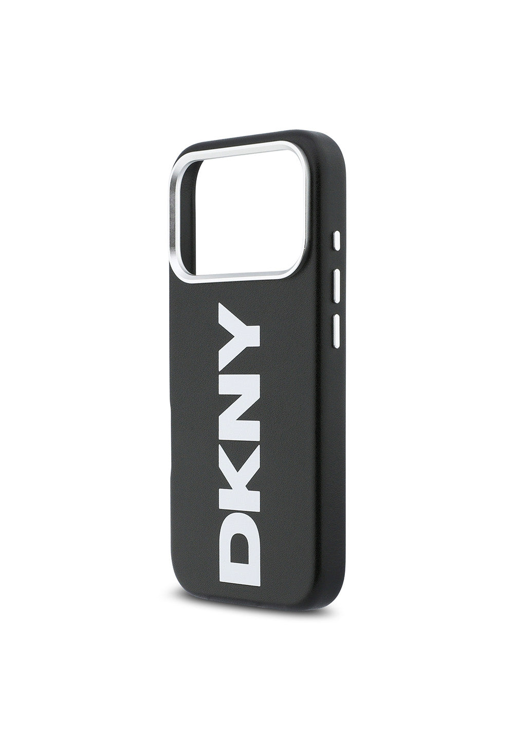 Apple iPhone 17 Pro Kılıf DKNY Orijinal Lisanslı Manyetik Şarj Uyumlu PU Büyük Dikey Logolu Kapak