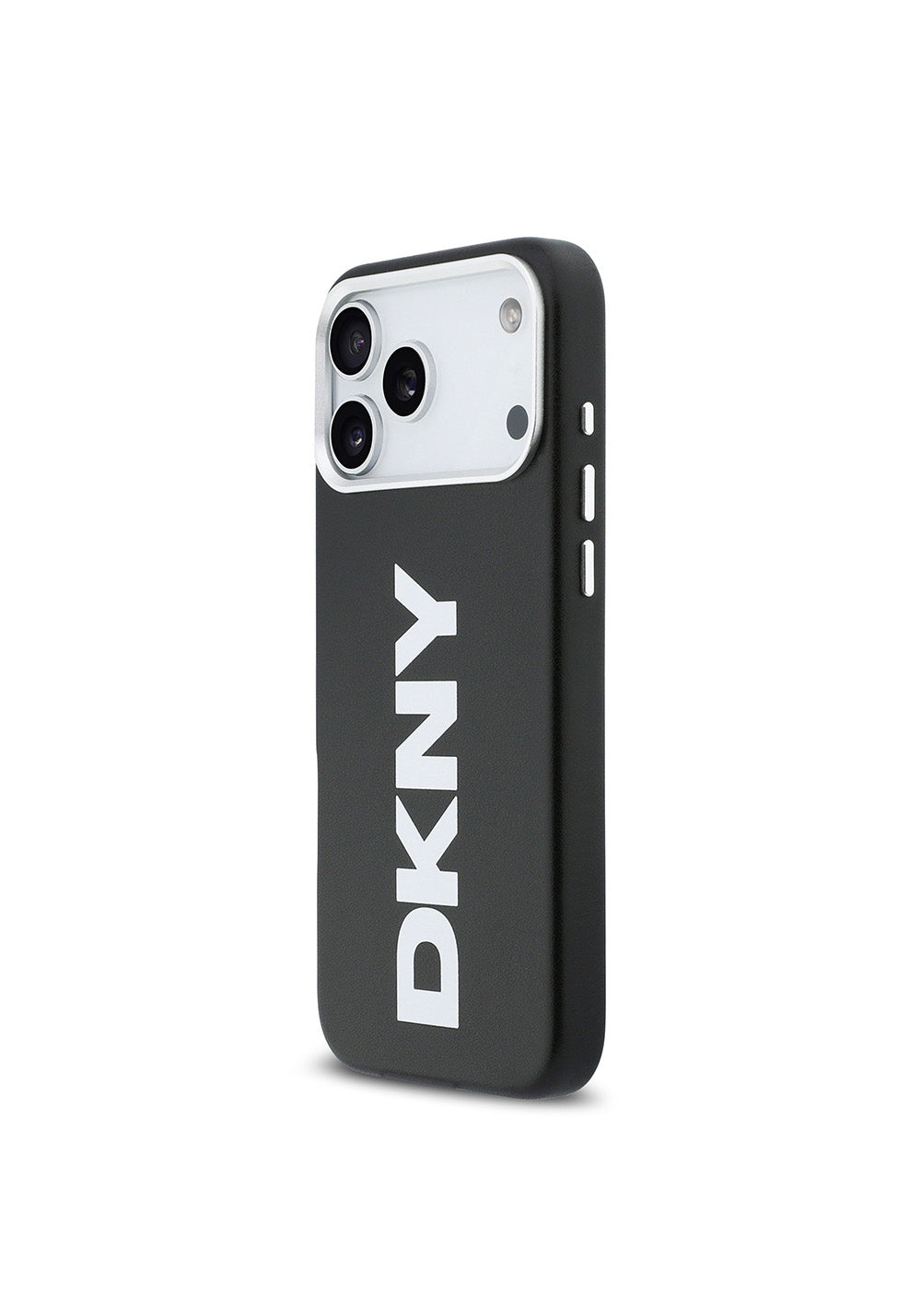Apple iPhone 17 Pro Max Kılıf DKNY Orijinal Lisanslı Manyetik Şarj Uyumlu PU Büyük Dikey Logolu Kapak