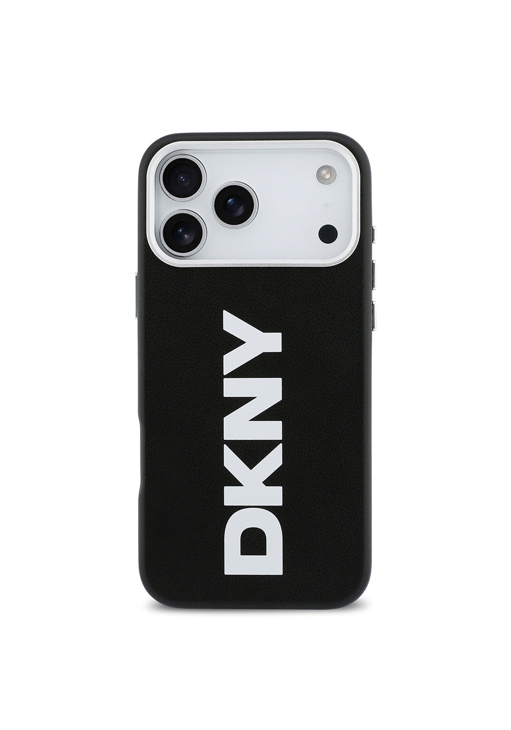 Apple iPhone 17 Pro Max Kılıf DKNY Orijinal Lisanslı Manyetik Şarj Uyumlu PU Büyük Dikey Logolu Kapak