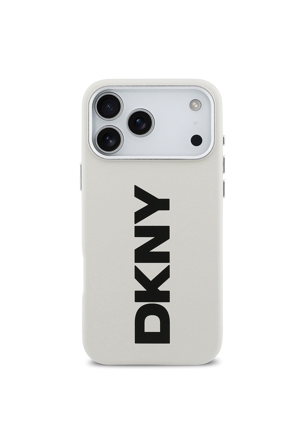 Apple iPhone 17 Pro Max Kılıf DKNY Orijinal Lisanslı Manyetik Şarj Uyumlu PU Büyük Dikey Logolu Kapak