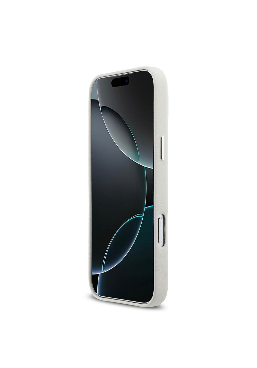 Apple iPhone 17 Pro Max Kılıf DKNY Orijinal Lisanslı Manyetik Şarj Uyumlu PU Büyük Dikey Logolu Kapak