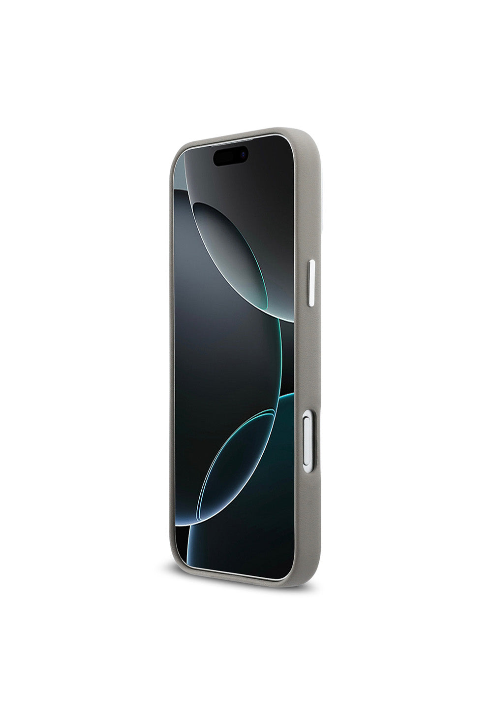 Apple iPhone 17 Pro Max Kılıf DKNY Orijinal Lisanslı Manyetik Şarj Uyumlu PU Büyük Dikey Logolu Kapak
