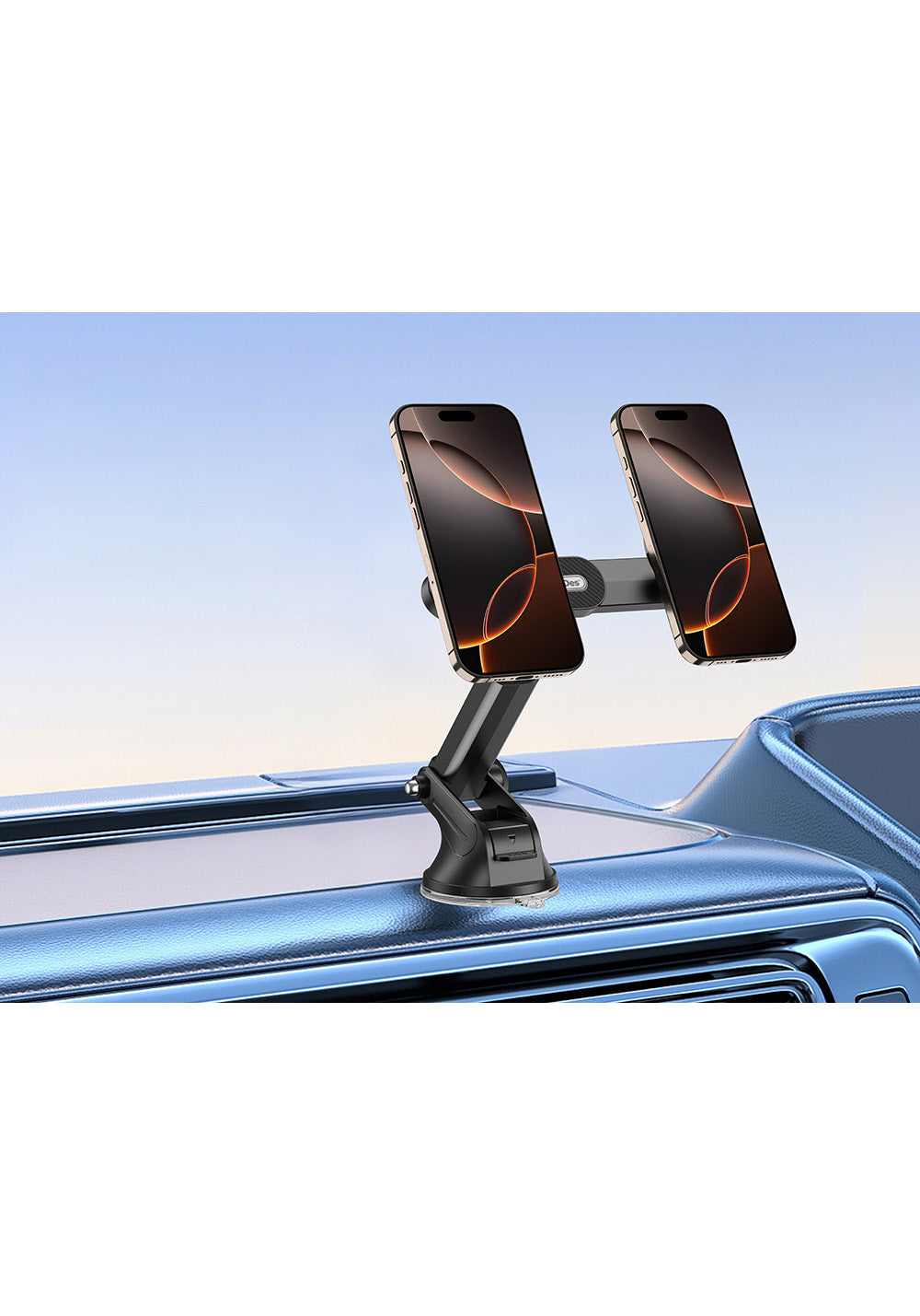 Go Des GD-HD363 360 Derece Dönebilen Uzatılabilir 2in1 Araç Telefon Tutucu