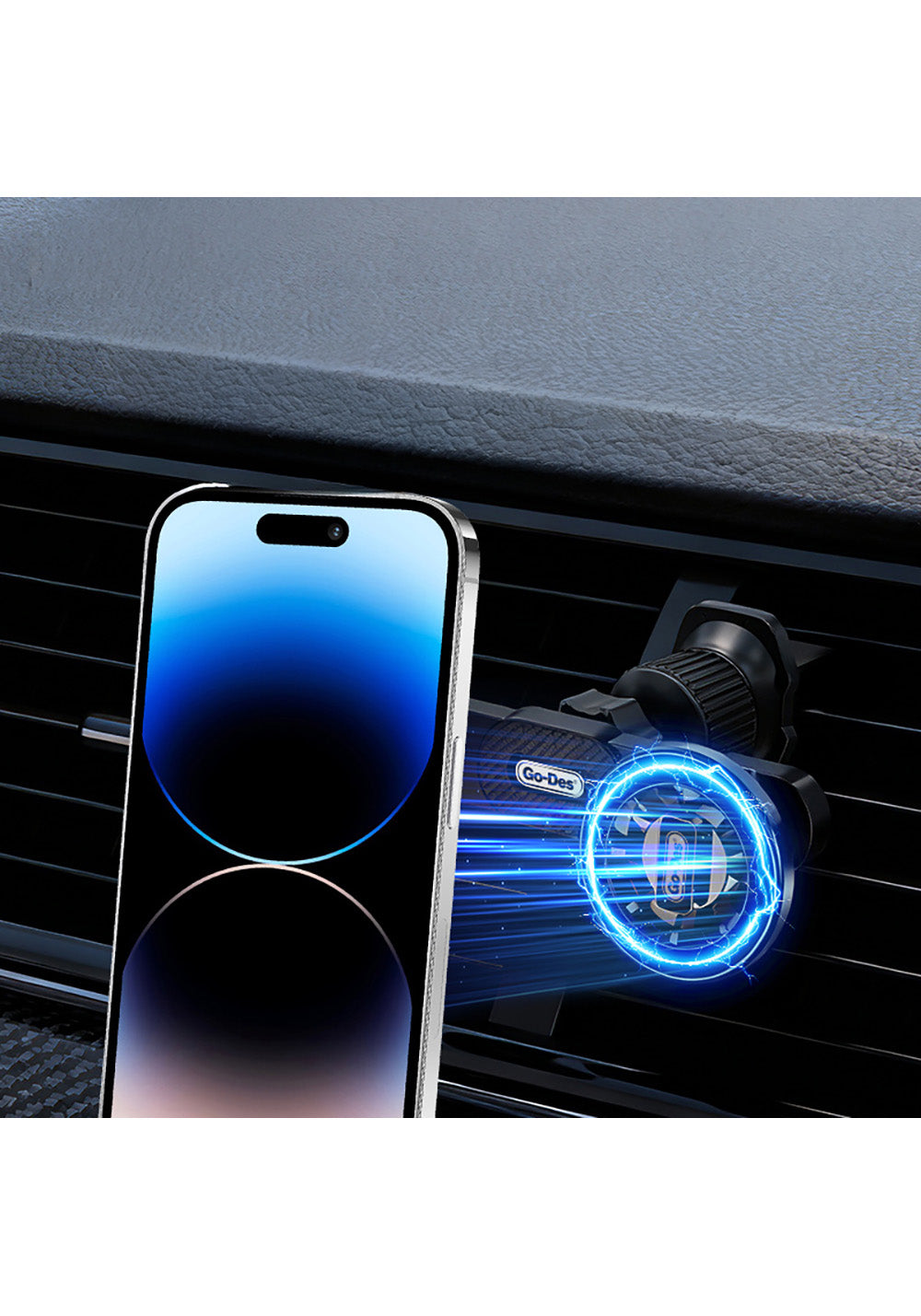 Go Des GD-HD365 Havalandırma Tasarım 2in1 Magnetik Araç Telefon Tutucu