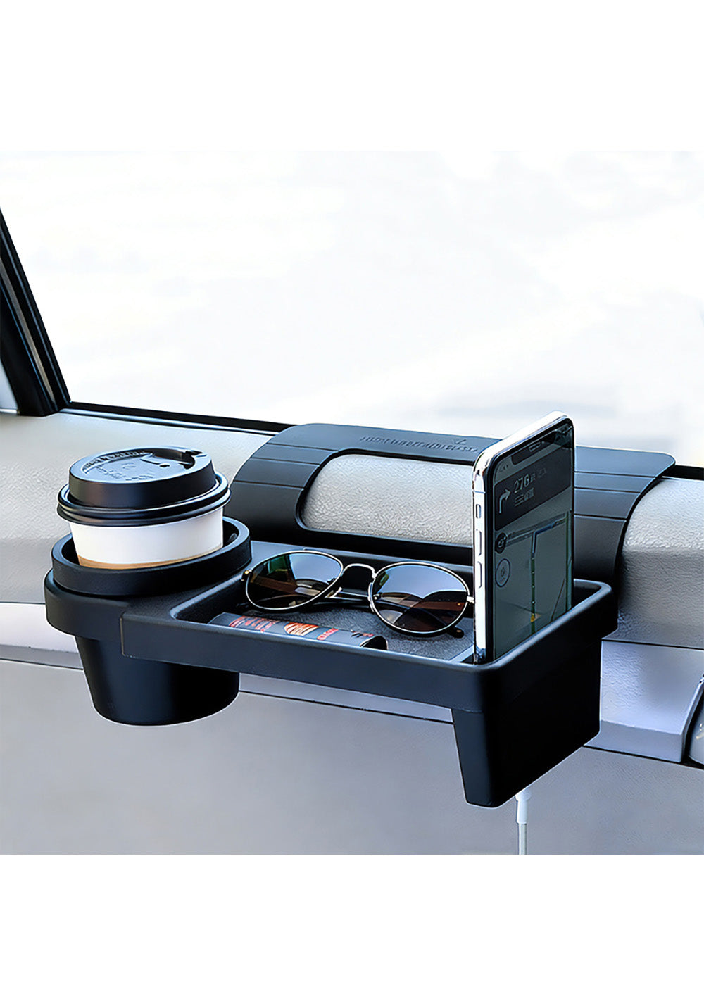 Go Des GD-HD567 Araç İçi Çok Amaçlı Bardaklıklı Telefon Bölmeli Konsol