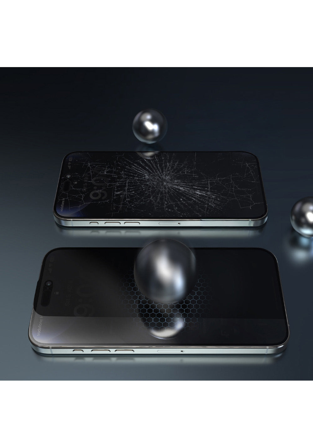 Apple iPhone 17 Pro Wiwu Wi-SQ009 Easy Install iPrivacy 360° Anti-Peep Oleofobik Temperli Cam Ekran Koruyucu + Kolay Uygulama Aparatlı