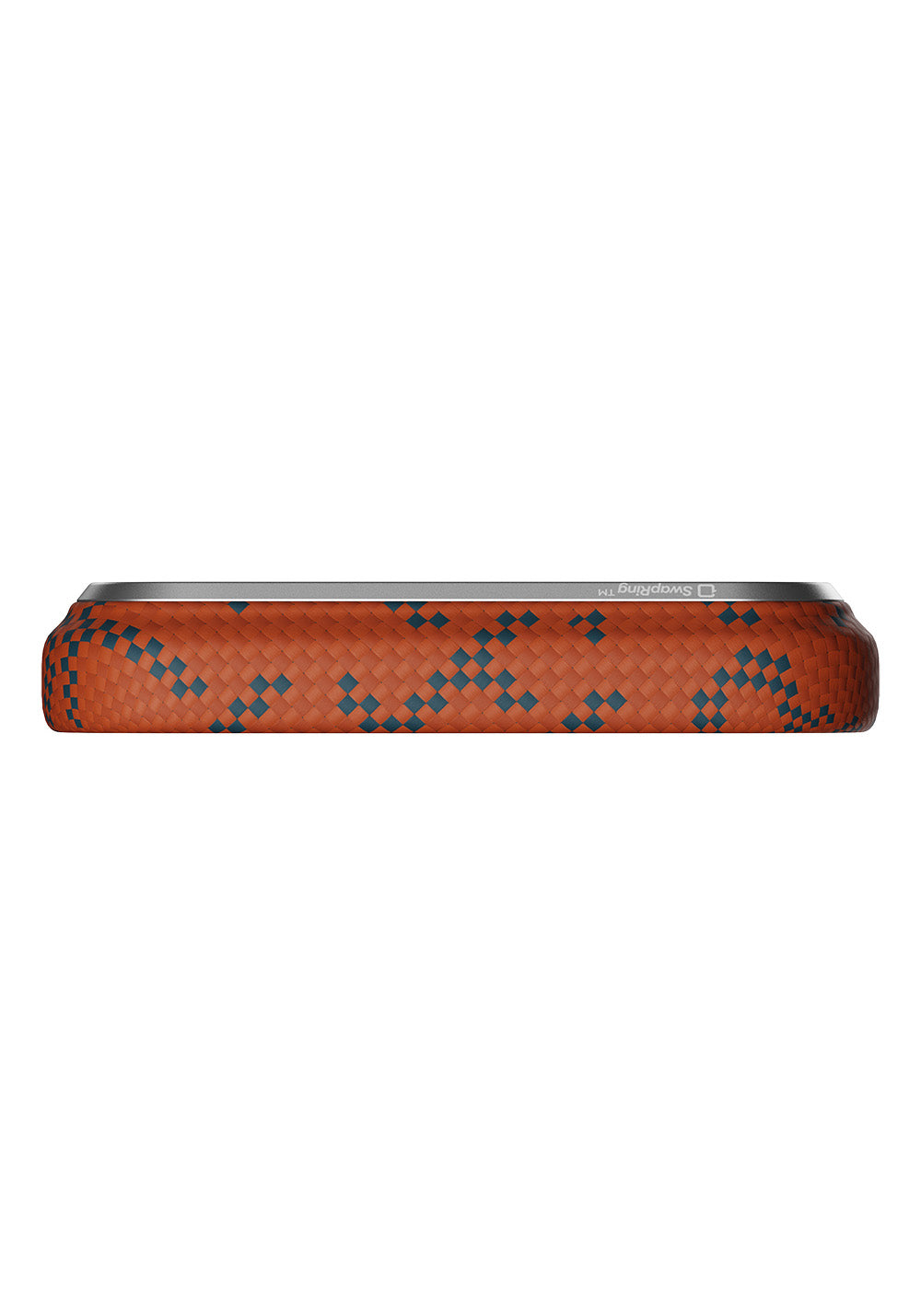 Apple iPhone 17 Pro Kılıf Manyetik Şarj Uyumlu Aramid Karbon Fiber Pitaka Tactile Woven Monogram Serisi Kapak