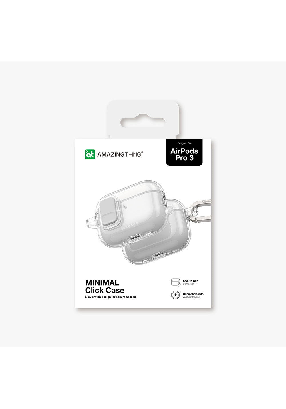 Apple Airpods Pro 3 Amazingthing Magnetik Kilit Tasarımlı Minimal Serisi Kılıf