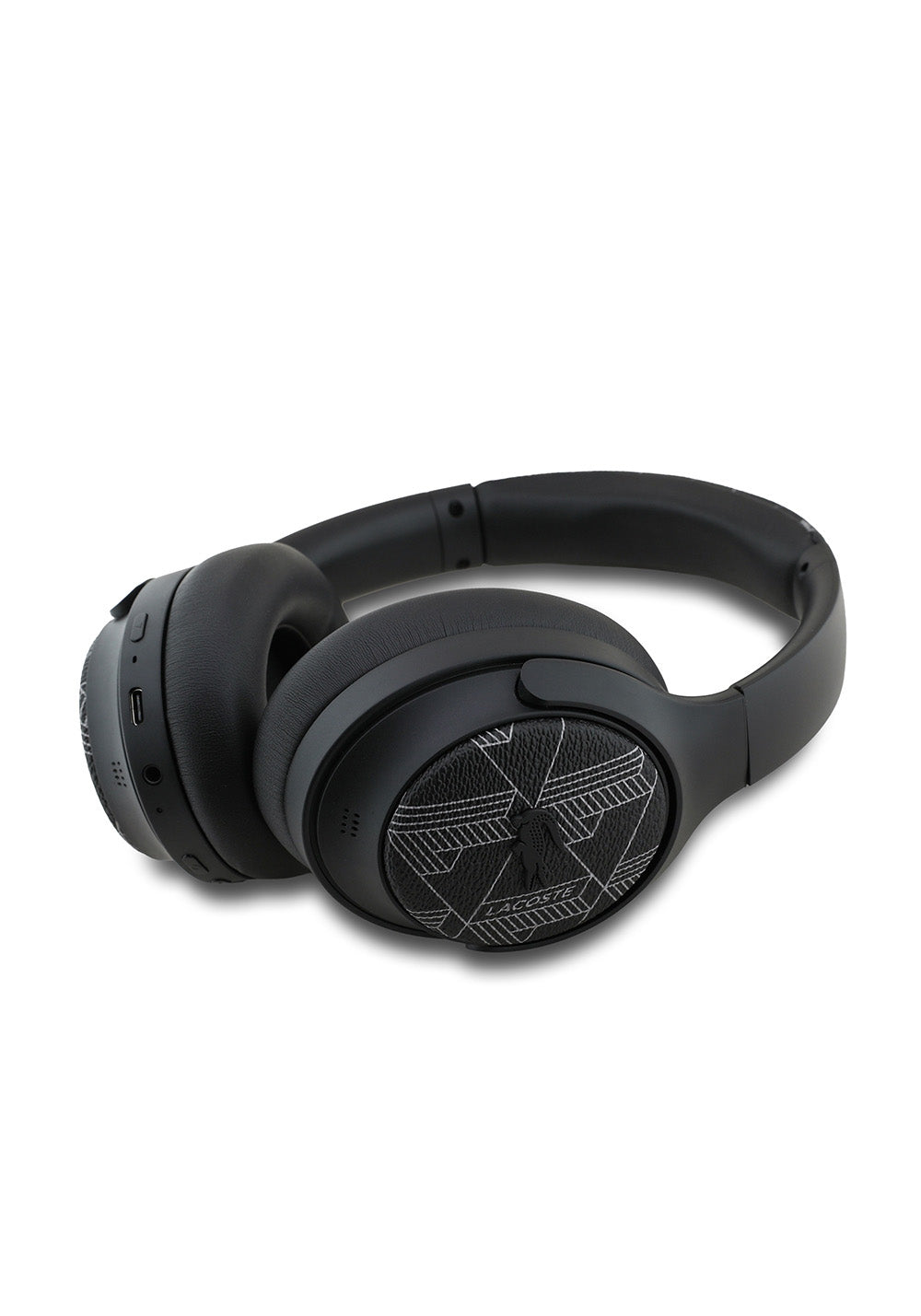 Lacoste Orijinal Lisanslı LH01 ANC Taşıma Çantalı Katlanabilir Kulak Üstü Bluetooth Kulaklık v5.4