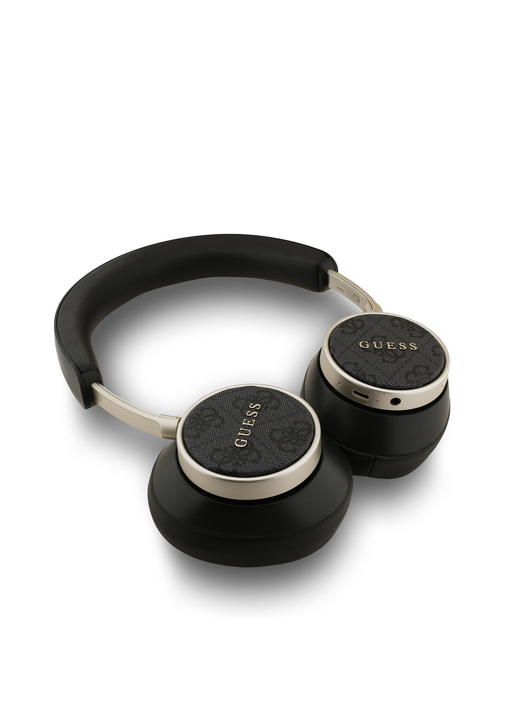 Guess Orijinal Lisanslı Ayarlanabilir 4G Desenli Metal Klasik Logolu Kulak Üstü Bluetooth Kulaklık