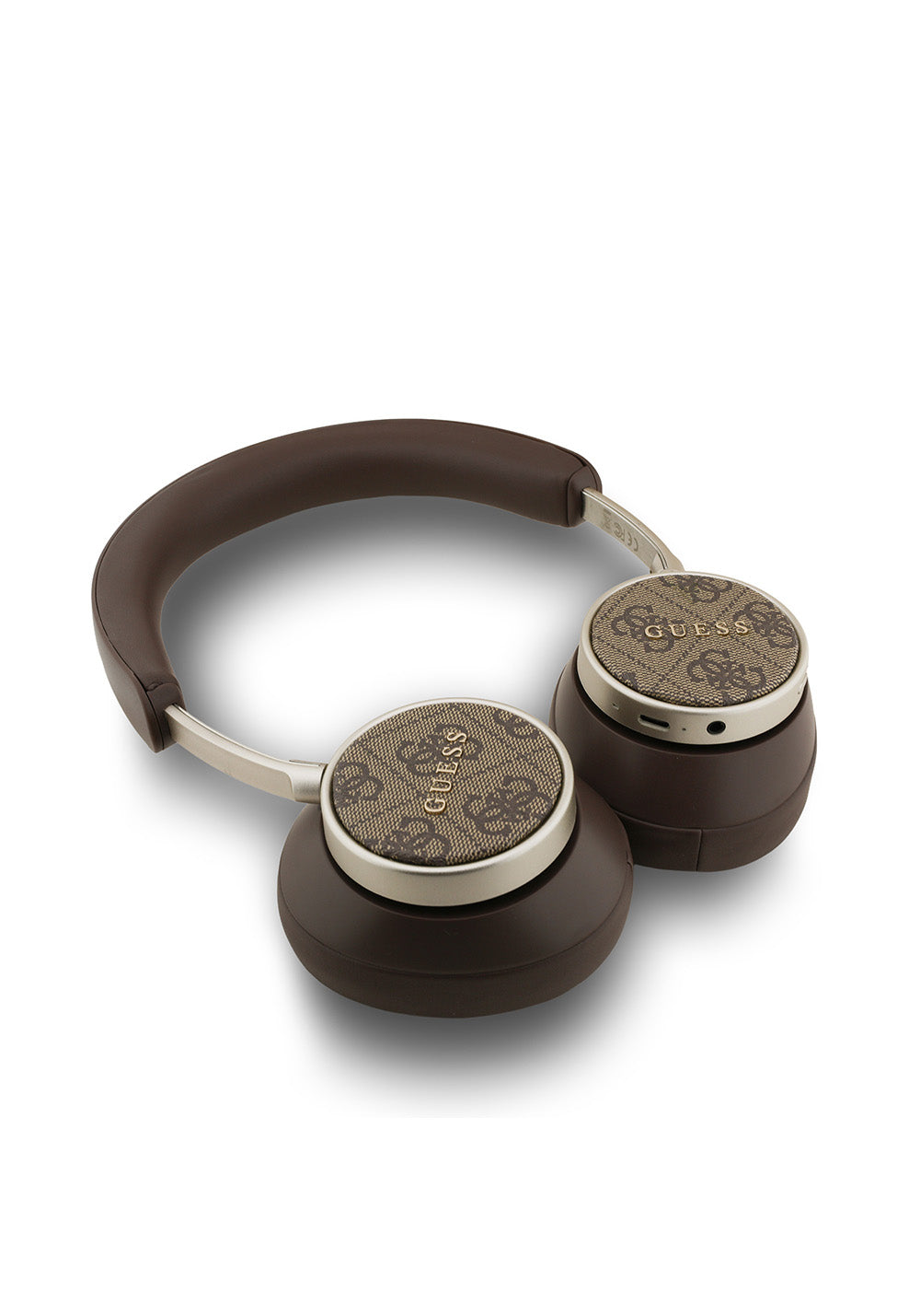 Guess Orijinal Lisanslı Ayarlanabilir 4G Desenli Metal Klasik Logolu Kulak Üstü Bluetooth Kulaklık