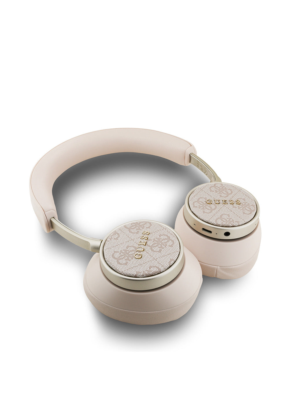 Guess Orijinal Lisanslı Ayarlanabilir 4G Desenli Metal Klasik Logolu Kulak Üstü Bluetooth Kulaklık