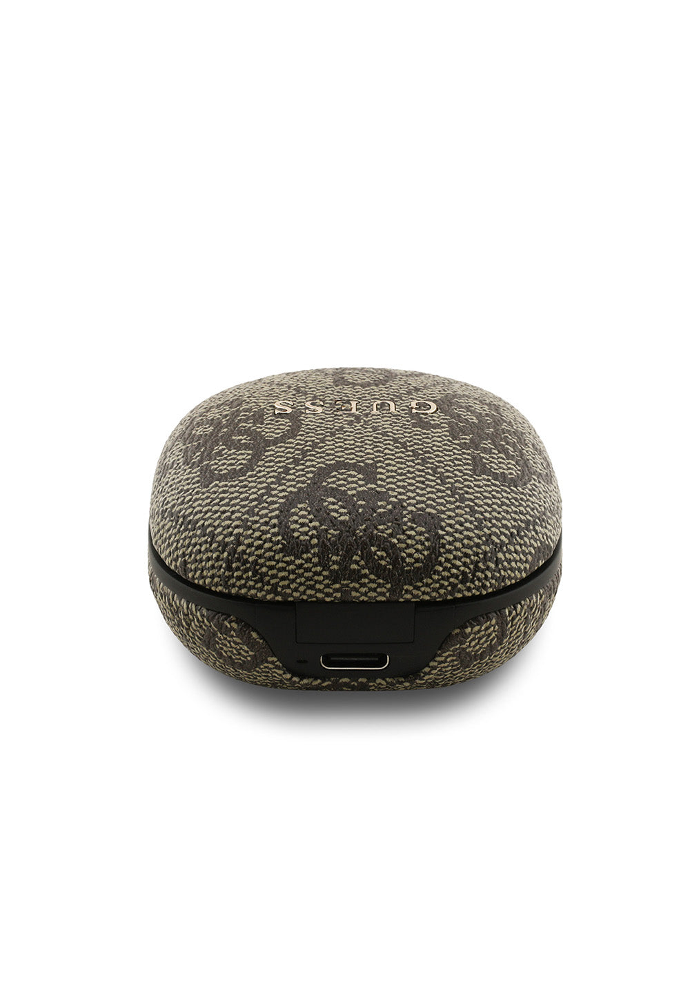 Guess Orijinal Lisanslı PU 4G Desenli Klasik Metal Yazı Logolu TWS Kulak İçi Bluetooth Kulaklık