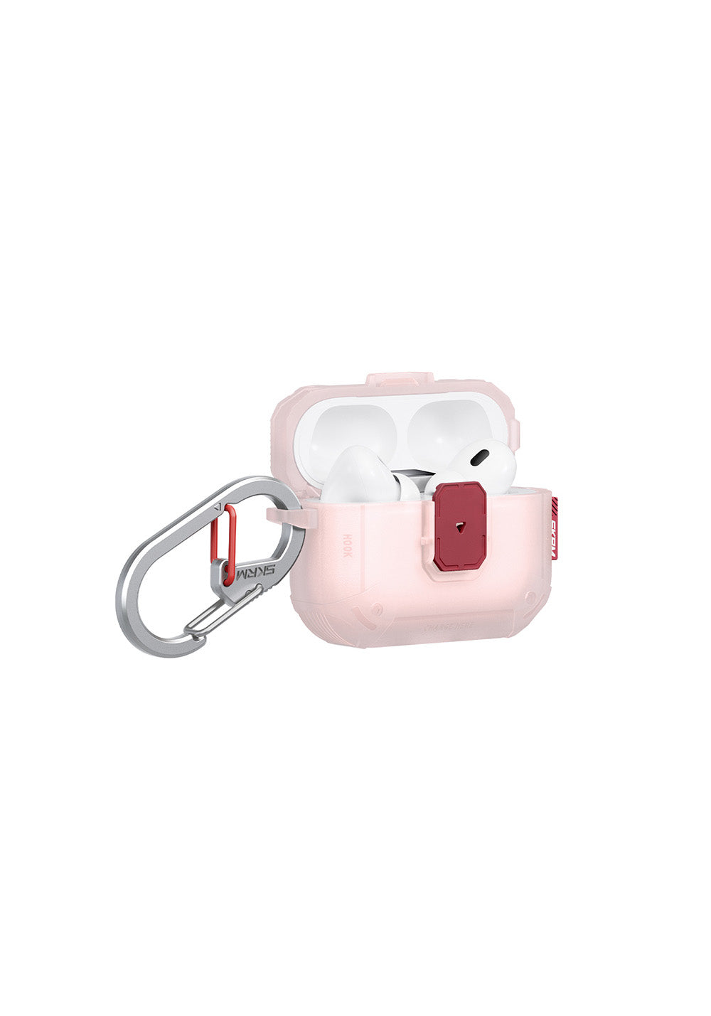 Apple Airpods Pro 3 Kılıf Airbagli Yivli Köşe Kilit Tasarımlı 360 Derece Koruma Skinarma Mecha LE Kılıf