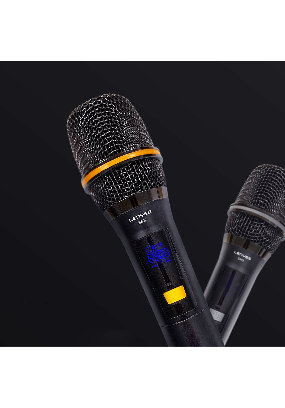 Lenyes S892 RGB Işıklı Mikrofonlu Dokunmatik Ekranlı Taşınabilir TWS Bluetooth Speaker Hoparlör v5.3 300W