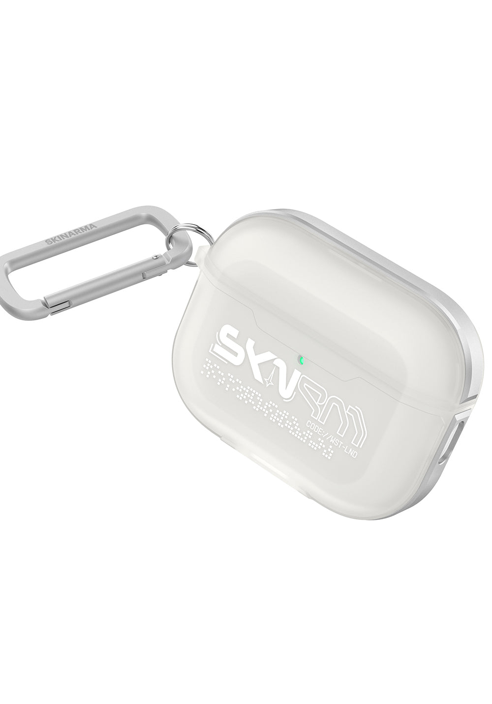 Apple Airpods Pro 3 Kılıf Skinarma Transparan Mat Tasarım Kinzoku Kılıf