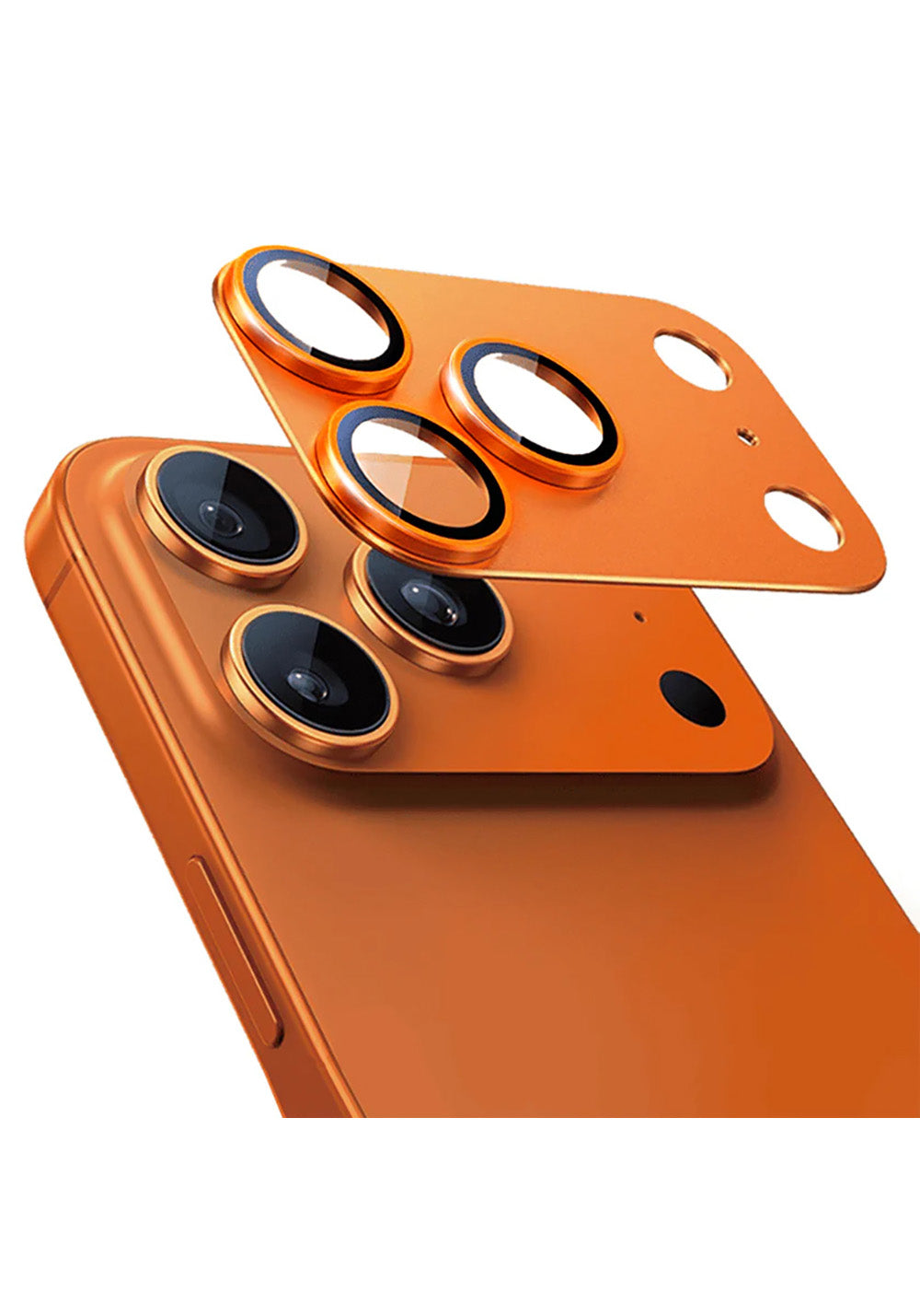 Apple iPhone 17 Pro Mohseven Alüminyum Kaplamalı Safir Anti Reflective Kamera Lens Koruyucu