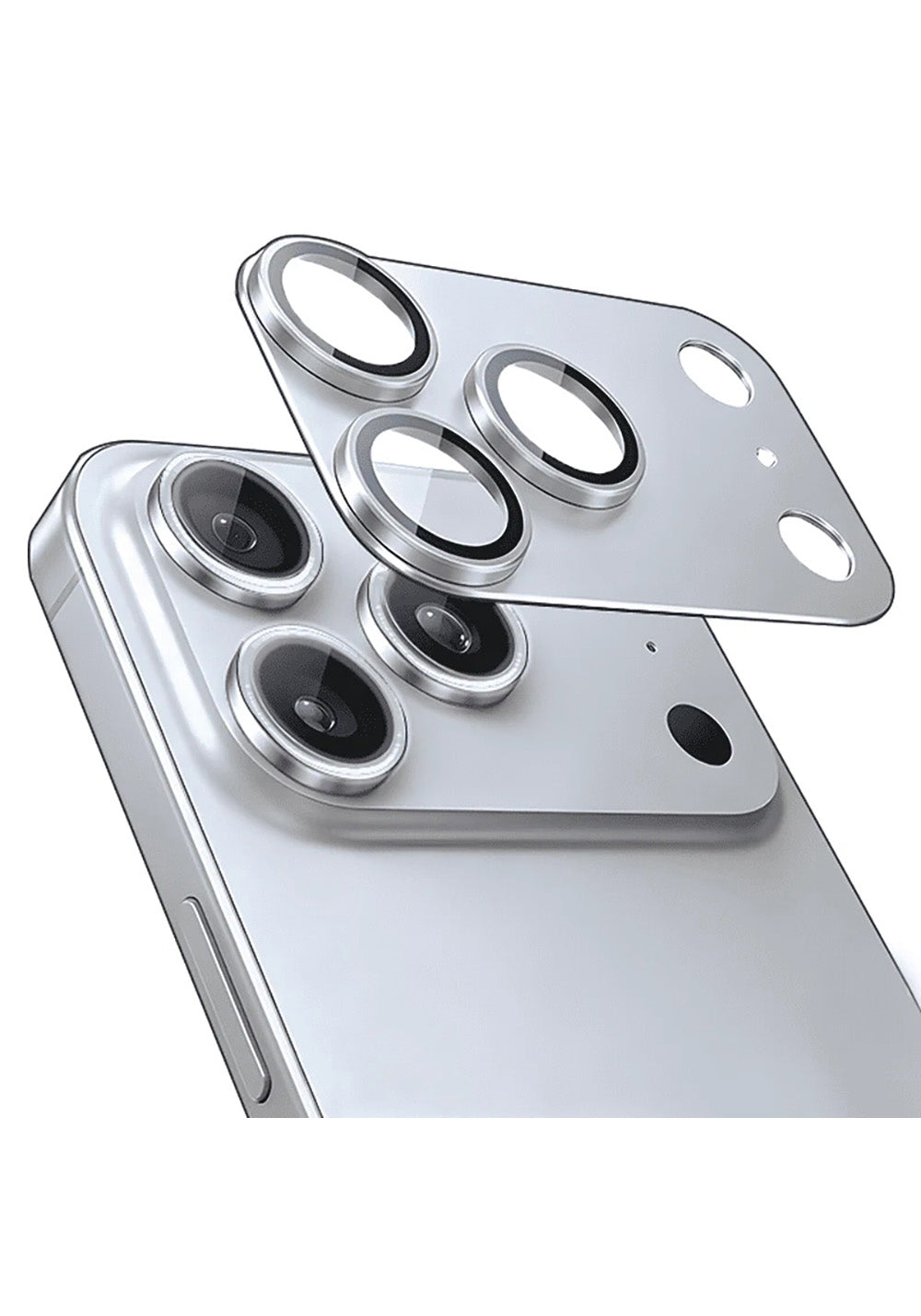 Apple iPhone 17 Pro Mohseven Alüminyum Kaplamalı Safir Anti Reflective Kamera Lens Koruyucu