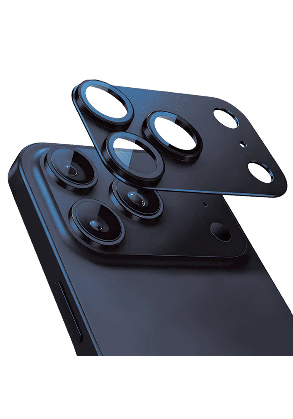 Apple iPhone 17 Pro Mohseven Alüminyum Kaplamalı Safir Anti Reflective Kamera Lens Koruyucu