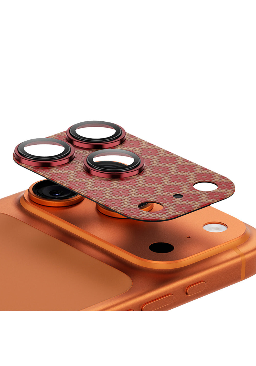 Apple iPhone 17 Pro Max Benks ArmorWarrior ArmorGrid Serisi Kevlar Kamera Lens Koruyucu