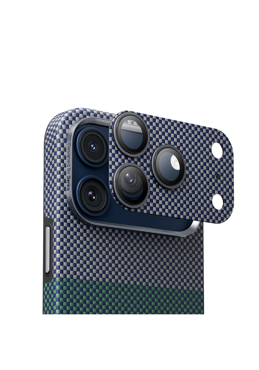Apple iPhone 17 Pro Benks ArmorWarrior Aurora Serisi Kevlar Kamera Lens Koruyucu
