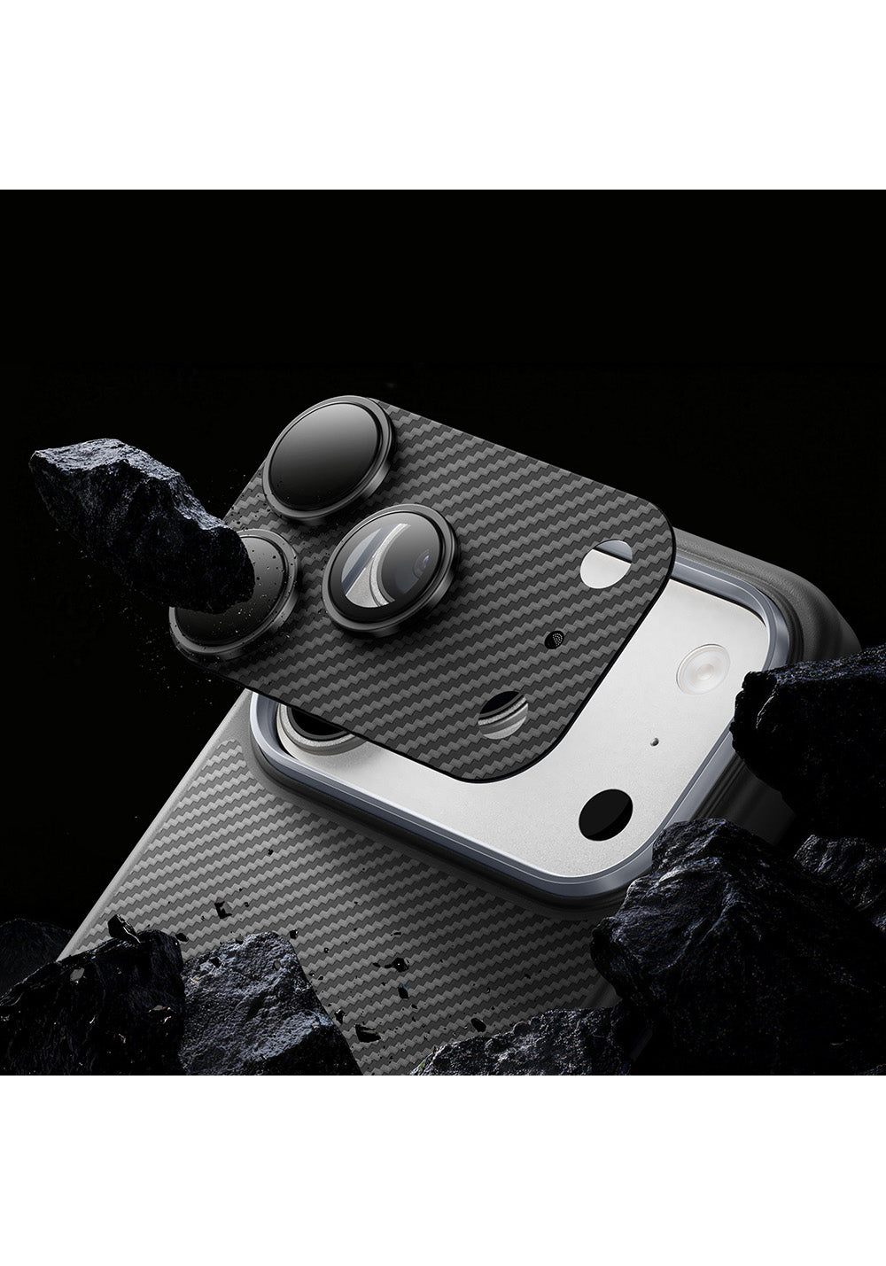 Apple iPhone 17 Pro Benks ArmorWarrior Serisi 600D Kevlar Kamera Lens Koruyucu