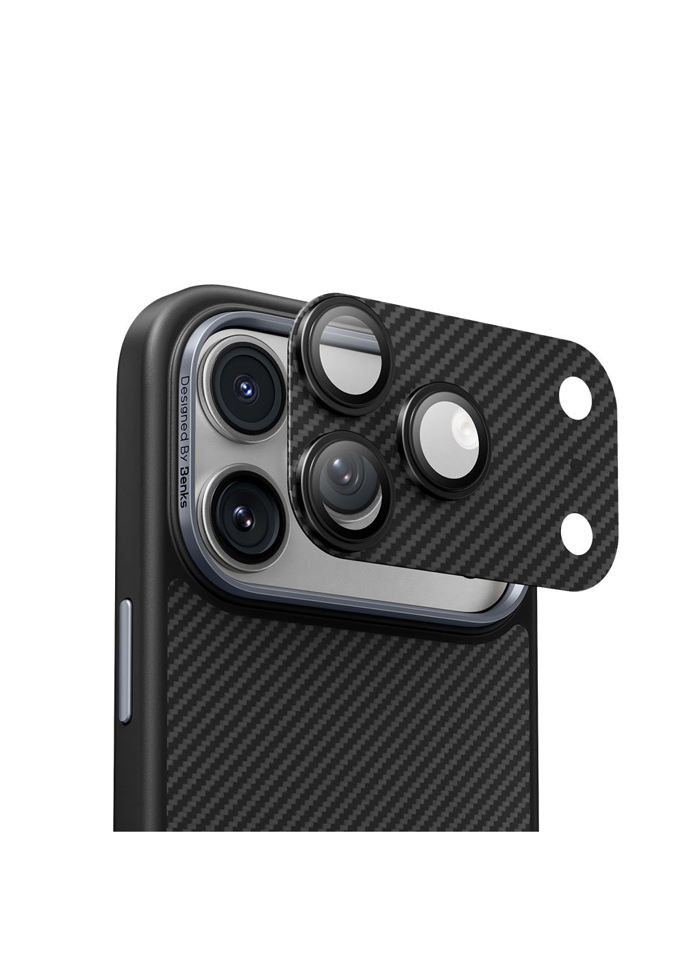 Apple iPhone 17 Pro Max Benks ArmorWarrior Serisi 600D Kevlar Kamera Lens Koruyucu