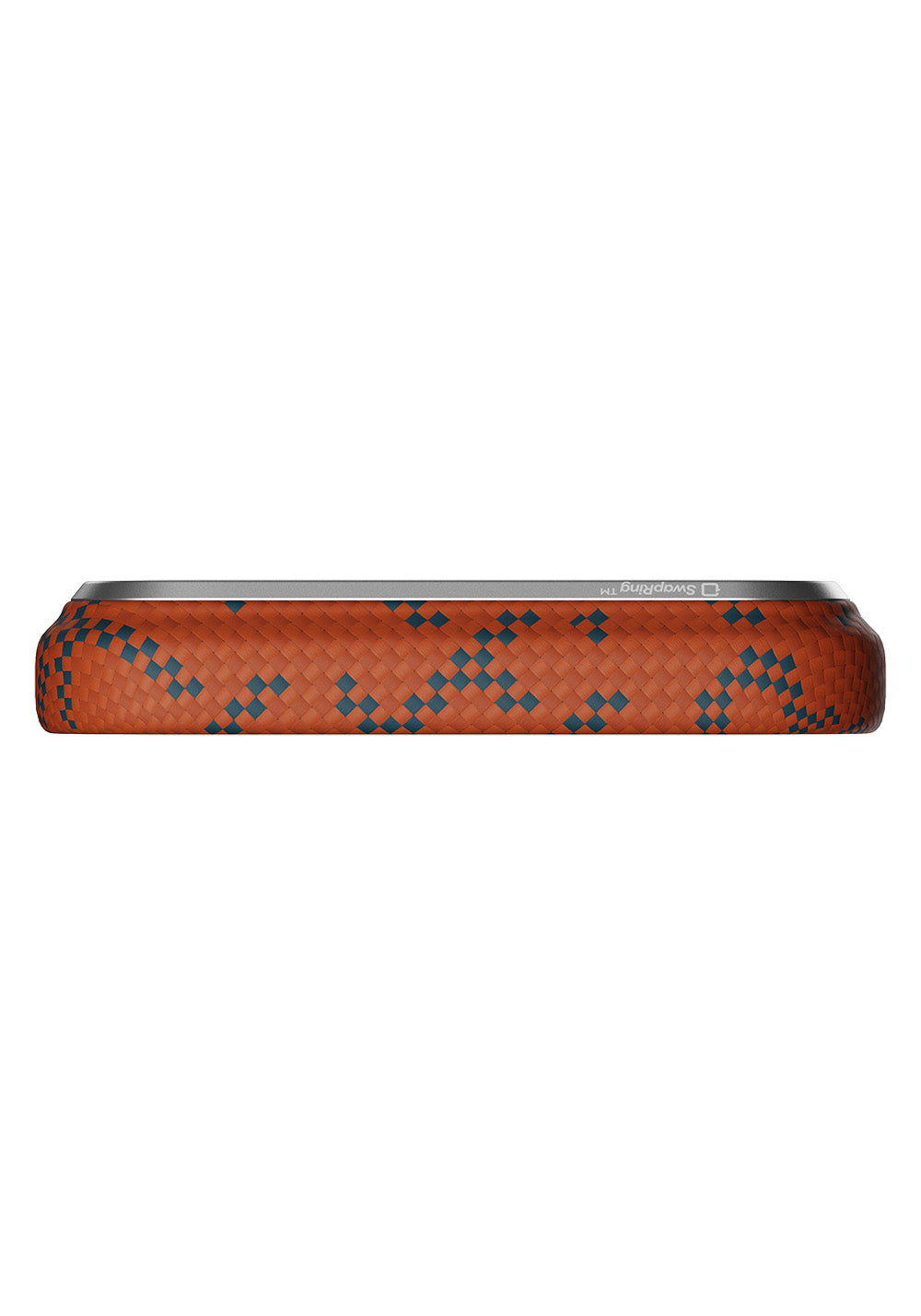 Apple iPhone 17 Pro Max Kılıf Manyetik Şarj Uyumlu Aramid Karbon Fiber Pitaka Tactile Woven Monogram Serisi Kapak