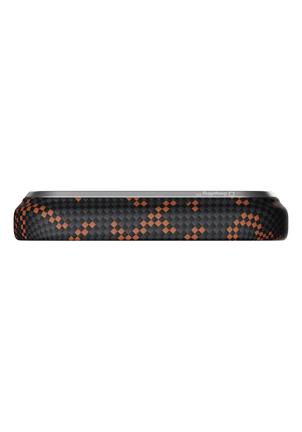 Apple iPhone 17 Pro Max Kılıf Manyetik Şarj Uyumlu Aramid Karbon Fiber Pitaka Tactile Woven Monogram Serisi Kapak